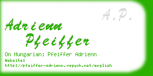 adrienn pfeiffer business card